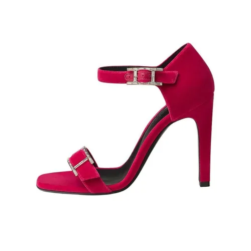 HERMES Judy One Sandals Strap 10,5cm Women's Fuchsia