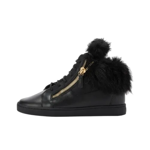 Giuseppe Zanotti GZ Kriss Высокие Кроссовки для скейтбординга Женские Черные