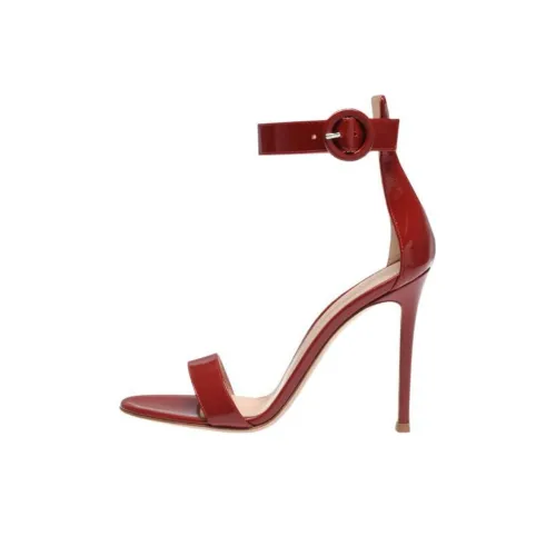 GIANVITO ROSSI Portofino One Ремень Сандалии 10,5 см Женские Красный