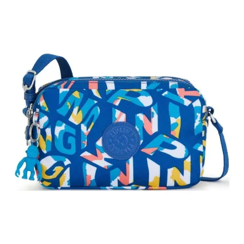 Kipling Переработанный полиэстер Сумка через плечо Сумка на плечо Маленькая Мужская Синяя