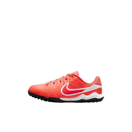 Детские футбольные бутсы Nike Tiempo Legend 10 красного цвета для детей