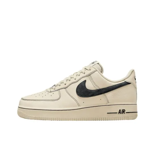 Nike Air FORCE 1 Slip-on Устойчивый к истиранию Низкий Топ Скейтбординг Мужской Бежевый