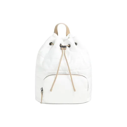 BRUNELLO CUCINELLI Матовый Нейлон Рюкзак Детский Белый
