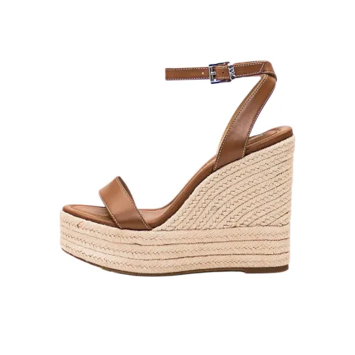 MICHAEL KORS One Ремень Сандалии 8,5 см Женские Коричневый