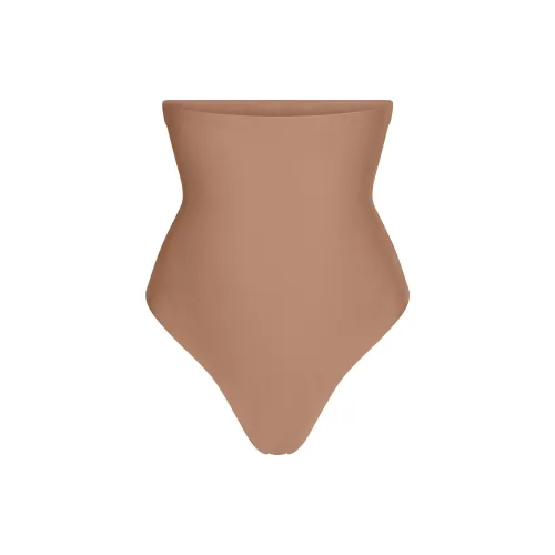 SKIMS SS25 CORE SCULPT HIGH WAISTED Стринг Трусики Женские 1 Пачка Sienna Охра