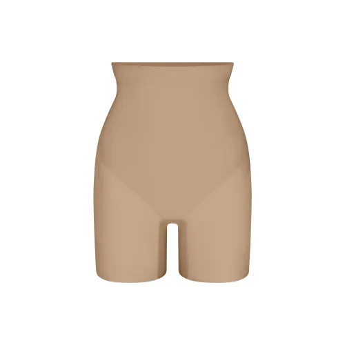 SKIMS SS25 Центральная часть Ядерный SCULPT MID Шаговый шов Короткий Корректирующее белье Низ Женские Глина Глина