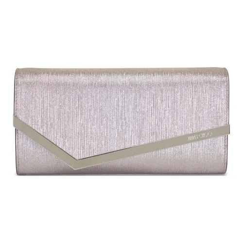Jimmy Choo Canvas Clutch Women's Light Pink