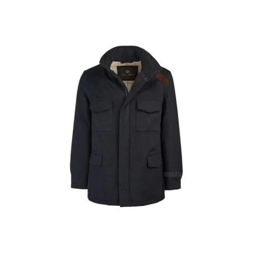 Loro Piana Черный мужской пуховик