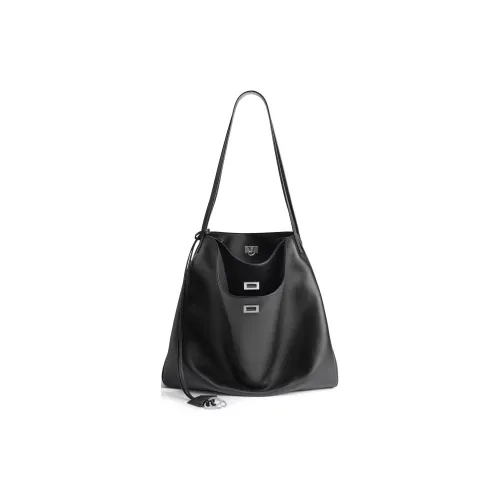 Balenciaga Rodeo Телячья кожа Сумка через плечо Мужская Черная