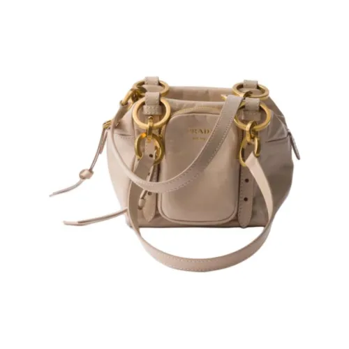 PRADA Телячья кожа Сумка через плечо Мини Женская Розовая