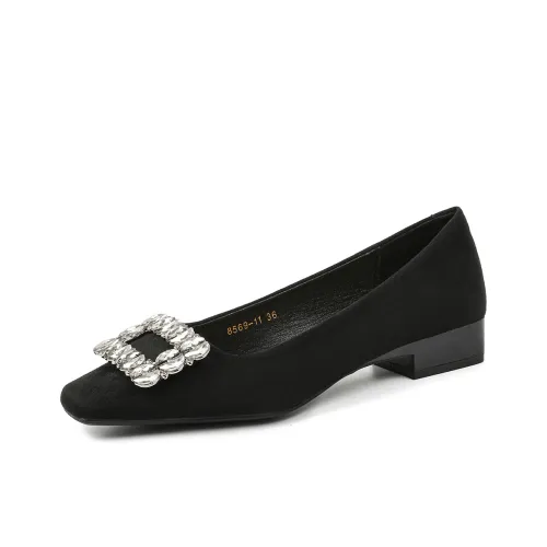 Bamiti Грубый каблук Высокие каблуки 3 см Женские