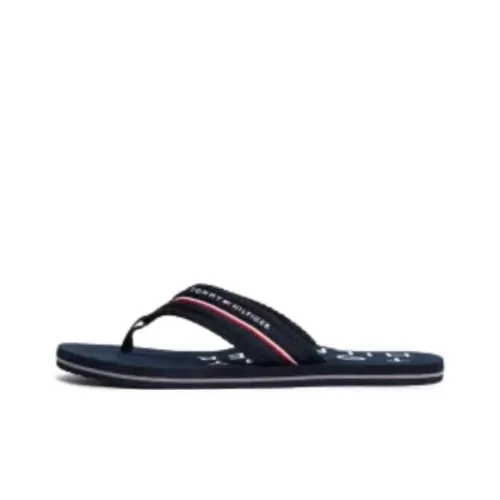 Tommy Hilfiger Шлепанцы Синий Белый Мужской