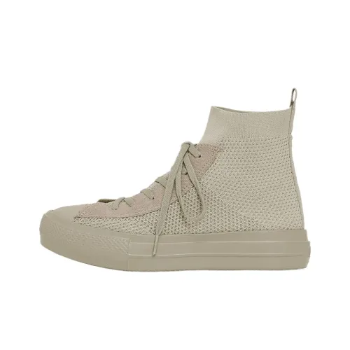 Конверс All Star Light Амортизация Высокий Топ Повседневный Унисекс Серый