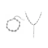 Браслет и ожерелье "Любовь Loop Hip-Hop"