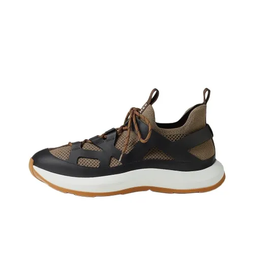 HERMES Katana Низкий Топ Повседневная Обувь Мужская Черная