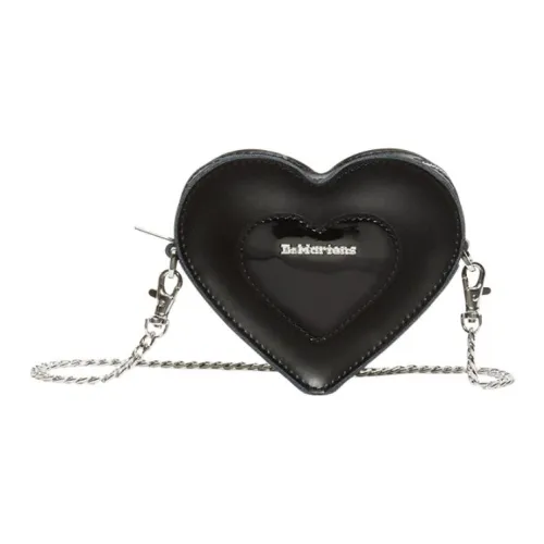 Dr.Martens Сумка из коровьей кожи в форме сердца Мини Женская Черная