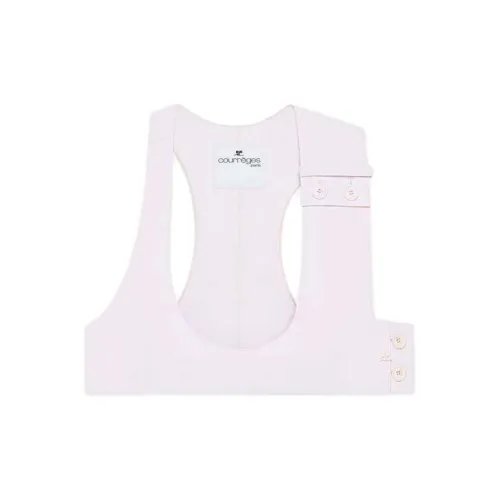 COURREGES SS25 SATIN Бюстгальтер Женский Соленый Розовый Соленый Розовый