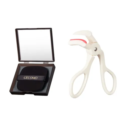 GECOMO Зажигатель для ресниц + Бумага для поглощения масла включает розовое зеркало косметический инструмент