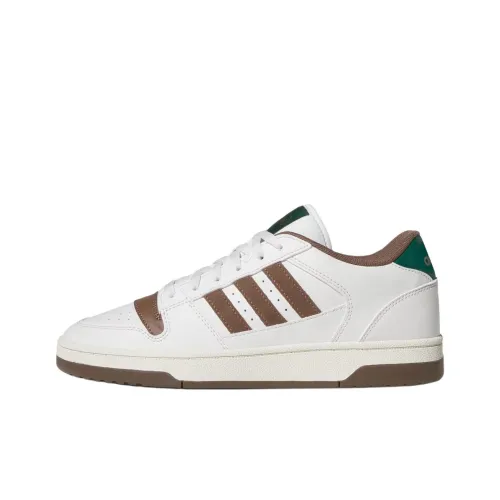 Adidas BREAK START Slip-resistant Abrasion-resistant Low Top Skateboard Shoes Unisex White Adidas BREAK START Противоскользящие Устойчивые к истиранию Низкие Кеды для скейтбординга Унисекс Белые