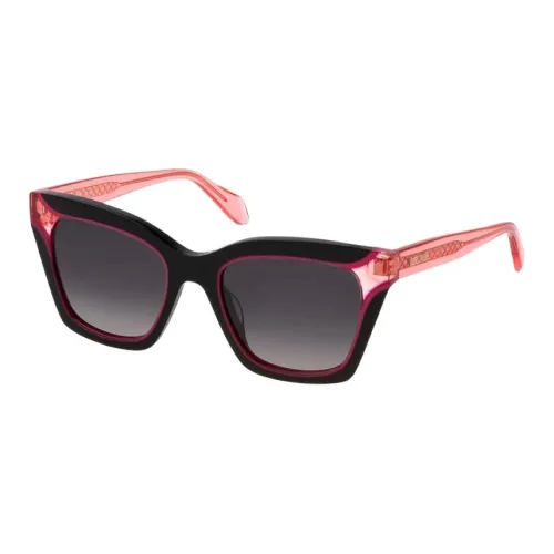 Just Cavalli Пластик Кошачий глаз Солнцезащитные очки Женские Черный