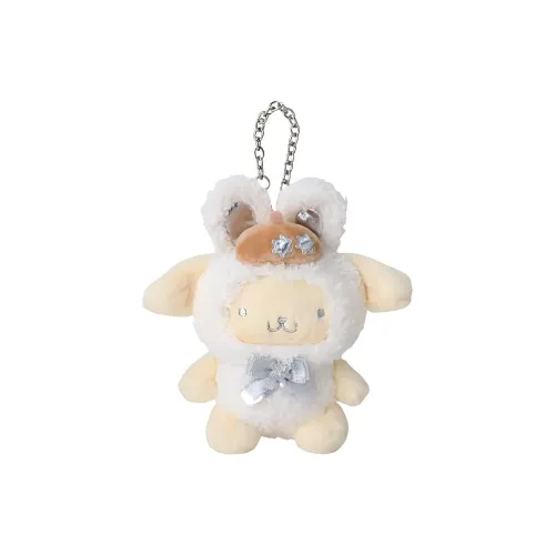 Sanrio First Snow Bunny Collection Pompompurin Кукла Плюшевая Подвеска 15 см Рекомендуемая Высота