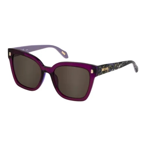 Just Cavalli Ацетатные солнцезащитные очки "Кошачий глаз" женские фиолетовые