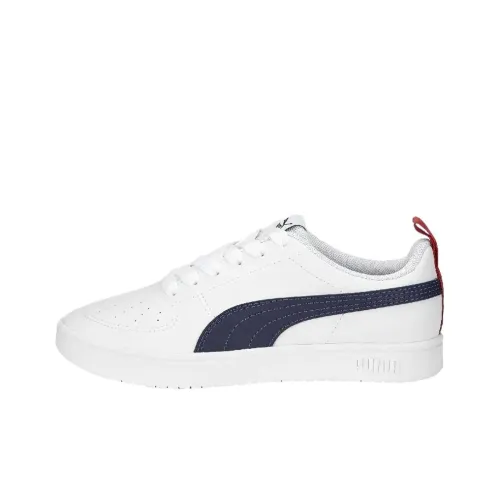 PUMA Rickie Low Топ Кроссовки для скейтбординга Женские Белый Черный