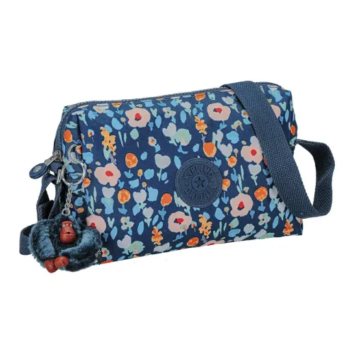 Kipling Полиэстер Кросс-боди Сумка Стандартная Унисекс Синяя и Многоцветная