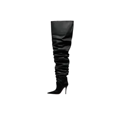 AMINA MUADDI Anok Over The Knee Boots 10,5cm Женские Черные