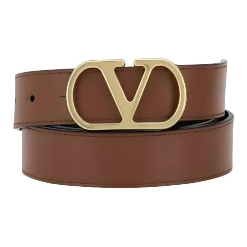 Valentino Кожаные ремни Мужской Коричневый 3 см