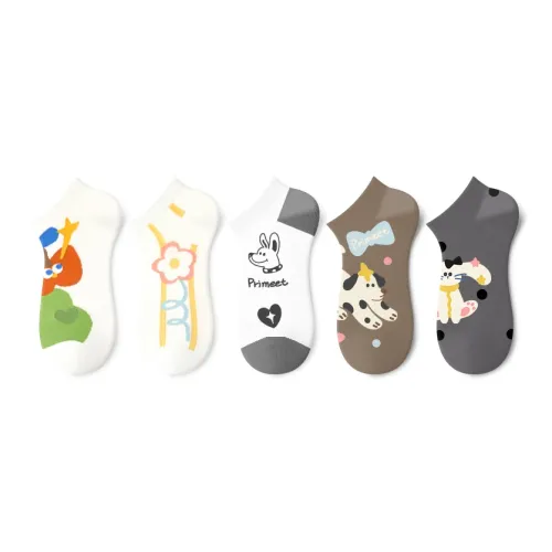PRIMEET Низкие носки женские упаковка из 5 пар