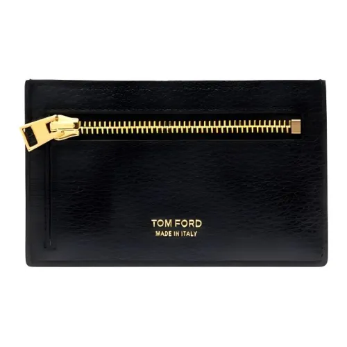 TF Кожа Держатель для карт Мужской Черный