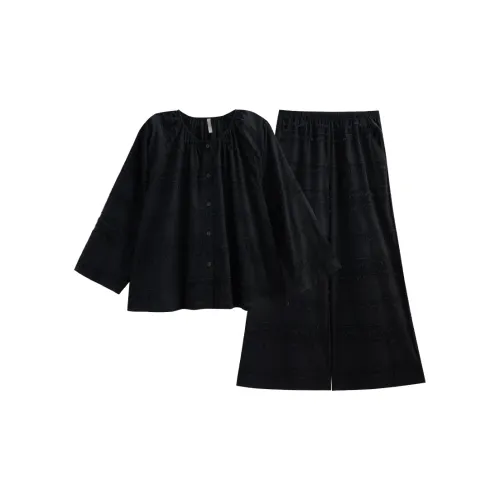 Same Language Пижамный комплект женский розовый черный