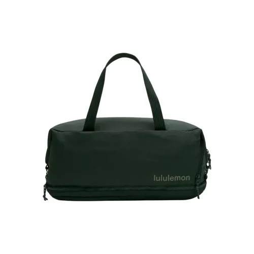 lululemon Нейлоновая спортивная сумка, стандартная, унисекс, цвет Rainforest зеленый