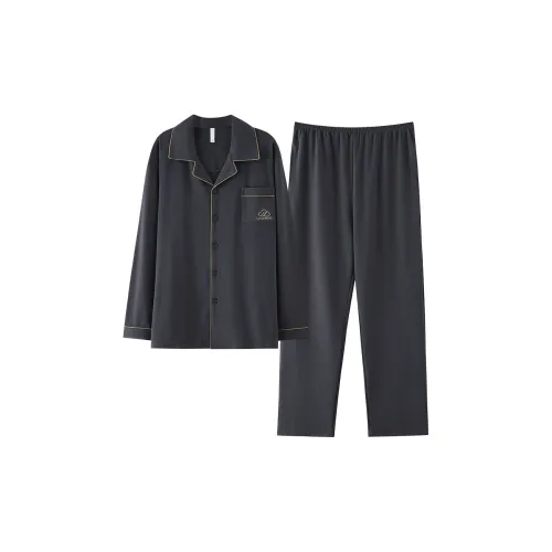 Pretty Lady Пижамный комплект Мужской Черный Серый