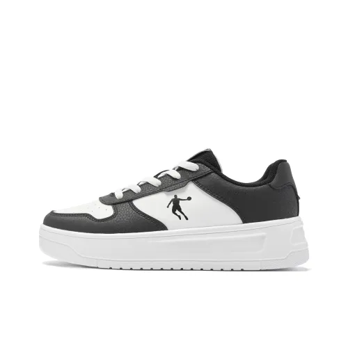 QIAODAN Скейтборд Кроссовки Низкие Белые Черные Женские