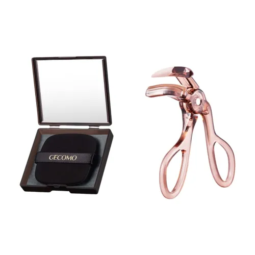 GECOMO Bright Eyes Расческа Широкоугольный Зажигатель для ресниц + Вспитывающая масло бумага с подарками Зеркальце Розовый Инструмент для макияжа