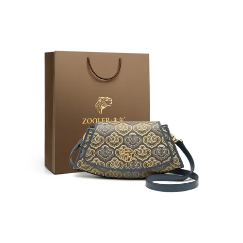 ZOOLER Коровья кожа Сумка через плечо Средняя Женская Кремовый Ханьский Черный Forbidden City Красный Абрикос Королевский Синий