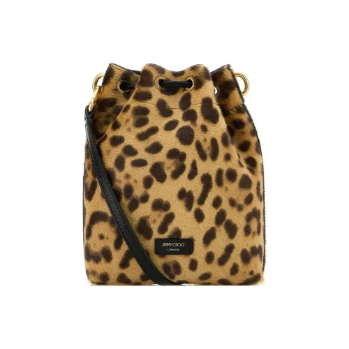 Jimmy Choo Сумка через плечо из коровьей кожи женская с леопардовым принтом