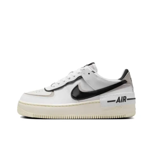 Nike AF1 Shadow Slip Resistant Abrasion Resistant Low Топ Скейтборд Кроссовки Женские Белый Черный