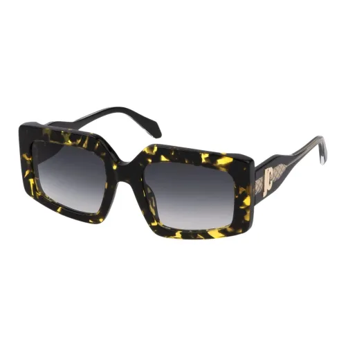 Just Cavalli Пластик Нерегулярная форма Солнцезащитные очки Женские Черепаховый