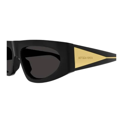Bottega Veneta Ацетат Нерегулярная форма Солнцезащитные очки Мужской Черный