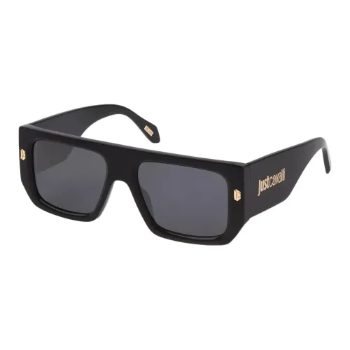 Just Cavalli Квадратные солнцезащитные очки унисекс черные