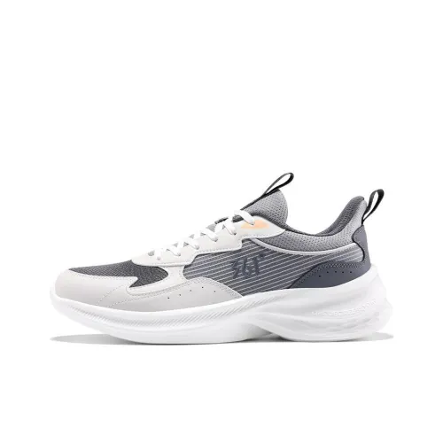 361° Противоскользящий Износостойкий Легкий Низкий Топ Повседневные Беговые кроссовки Мужские Белые Серые