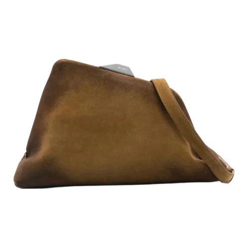 The Attico Нубук Кожа Сумка через плечо Женская Оливковая