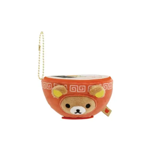 SAN X Свинья Кость Нудлз Кукла Плюшевая Брелок 6,5 см Высота