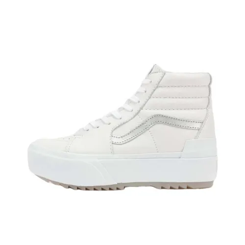 Vans Sk8 Hi Высокий Топ Повседневная Обувь Унисекс Белый