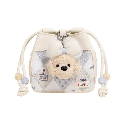 TOUTOU Сумка через плечо из синтетической кожи стандартная женская кремово-белая