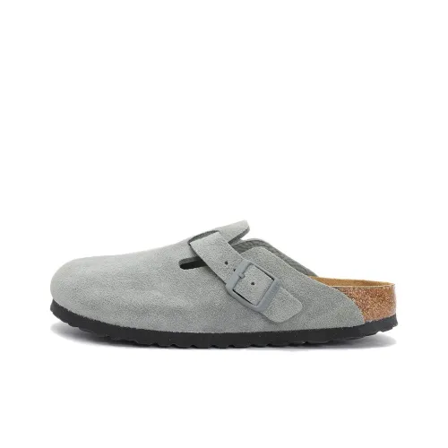 Биркенсток Бостон Домашние тапочки Унисекс Narrow Fit Серый