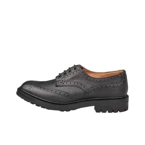 Tricker's Мужская повседневная обувь, низкий топ, черный, мужской